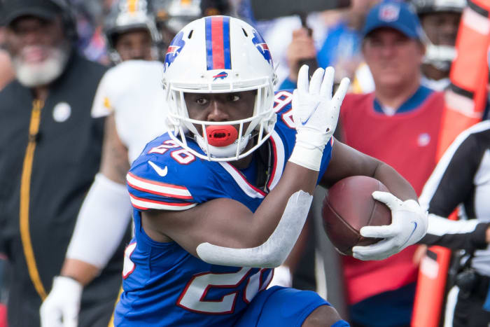 Buffalo Bills running back Devin Singletary